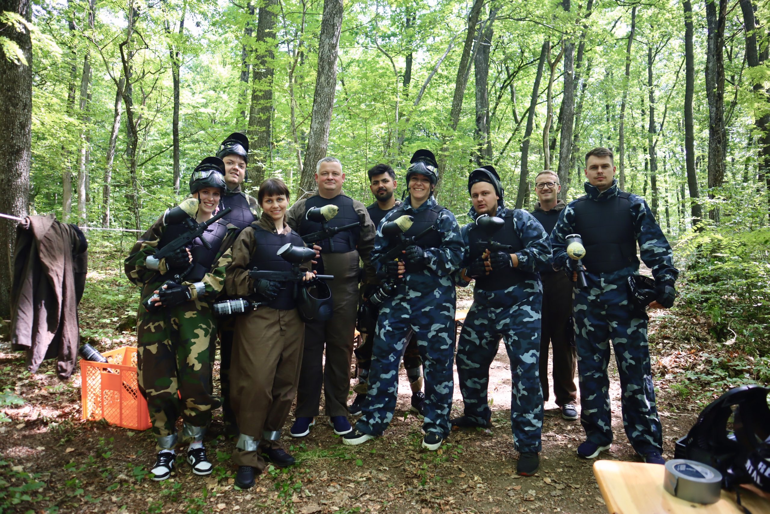 Paintball team building at Goat Park Kozje